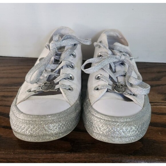 Pre-Owned Converse x Miley Cyrus Sneakers Limited Edition-White- Women's Size 6 - Picture 4 of 14